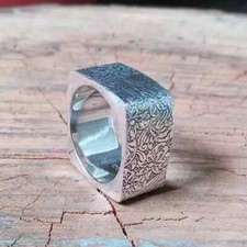 Bague chevalière en argent