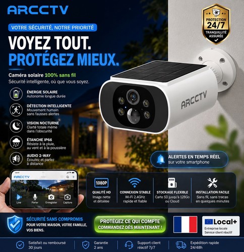 Caméra surveillance wifi - caméra,