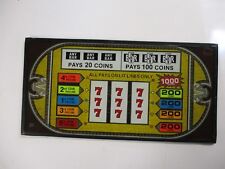 Slot Machine Award Glass 