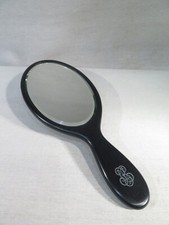 ANCIEN GRAND MIROIR FACE A MAIN EN BOIS D'EBENE MONOGRAMME ARGENT NAPOLEON III