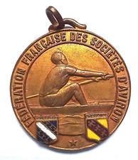 Médaille Fédération Française des sociétés d'Aviron - Critérium 1945