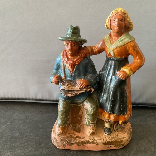 Couple santon vintage avec - santon,