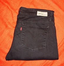 Jean Levi's Demi Curve Skinny Stretch Black W29L32