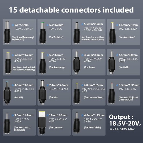 Chargeur universel pour - chargeur, pc