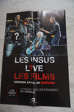 LES INSUS  / PLAN MEDIA /  LIVE LE FILM  / 60  X 40  / IMPECCABLE