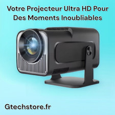 Mini projecteur intelligent HDR10+ WiFi6 Bluetooth 5.0 Android 11
