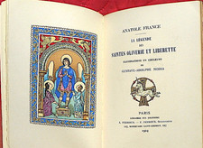 Lot de 3 volumes Editions FERROUD illustré MOSSA & LALAU Anatole FRANCE    3