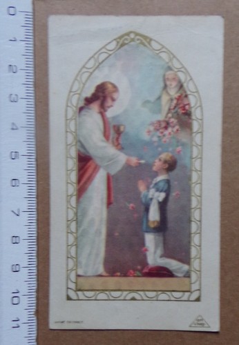 Image pieuse communion - pieuse,