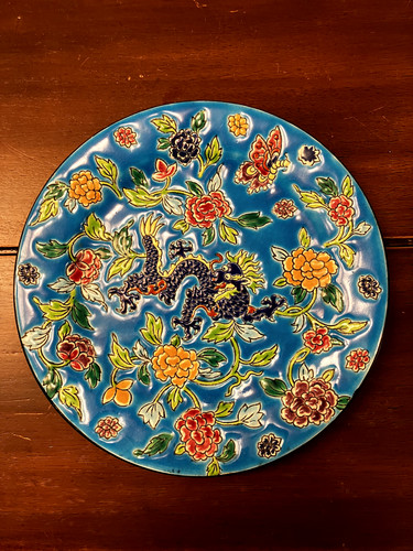 Assiette faïence émaux xix - faïence,