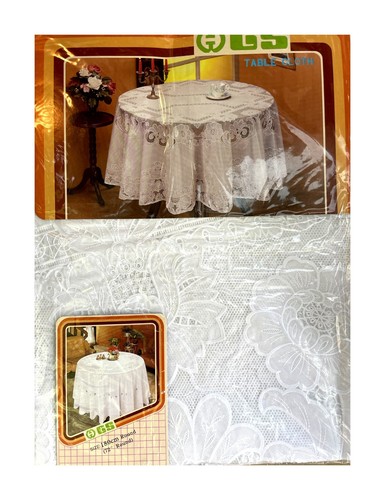 180 nappe ronde blanche - 180,