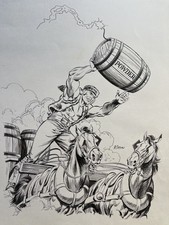 Blek Couverture Original Jean-Yves Mitton