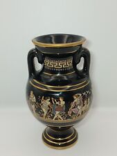 Joli Vase Inspiration Grecque Doré Or 24 Carats