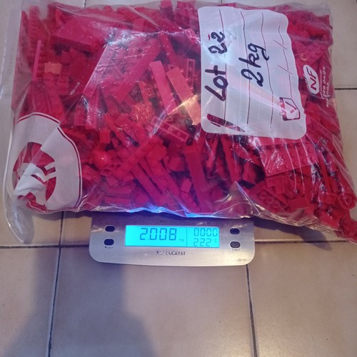 Lot lego vrac - vrac, rouge