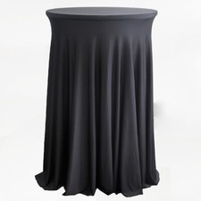 Spandex Cocktail Barre Table Jupe Housses 2 Taille Événement Conférences Mariage