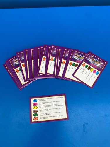 Trivial pursuit lot cartes - trivial, 50
