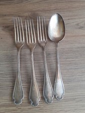  4 couverts fourchette métal