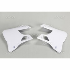 Ouies radiateur UFO blanc motocross YAMAHA YZ 125 / 250 1996 - 2001