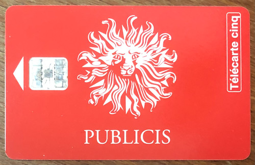 Telecarte publicis réf - 5u,