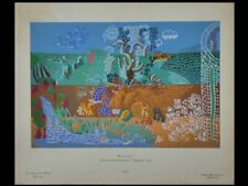 RAOUL DUFY, PAYSAGE AVEC NATURE MORTE, TAPISSERIE - 1925 - POCHOIR