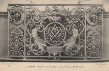 CPA 51 REIMS Balcon en Fer Forgé 20 rue de Mars XVII e Siècle