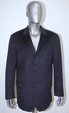 Vintage 1980/90s Dark Blue 100% Cashmere 3 Buttons Suit Jacket LORO PIANA Sz L