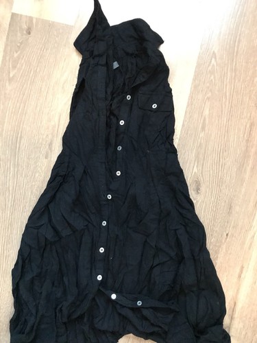 Robe chemise noir - chemise,