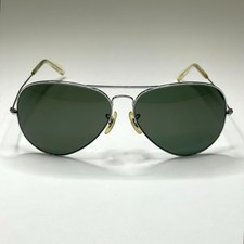 Lunettes de soleil Ray-Ban B&L vintage classiques ovales en métal monture...