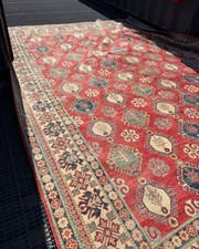 Tapis D'orient : 3.88 x 2.90 Mètres - Fait main en laine