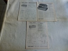 TROIS ANCIENNES NOTICES CIBOT