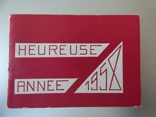 Image pieuse calendrier illustré 1958 filles de la croix dites soeurs  st andré