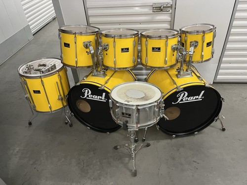 Pearl export drums - 8pc, dbl