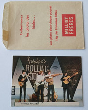 ROLLING STONES  (3) Photo des Idoles Milliat Frères Publistar Chanteur  Carte