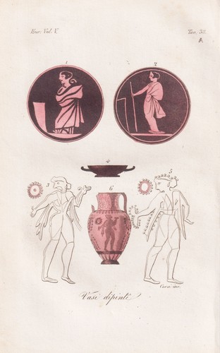 Ferrario 1830 vase etrusque - ferrario,