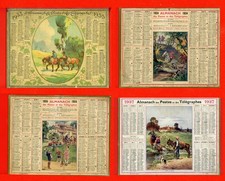 4 Calendriers Almanachs des
