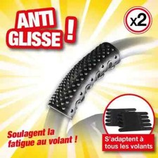 4 Bandes anti-glisse massantes (pour volant, poussette, chariot, ...)