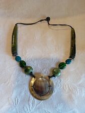 Collier ethnique  perles