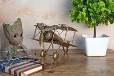 Avion en fer forgé artisanal