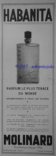 Publicite molinard habanita - molinard,