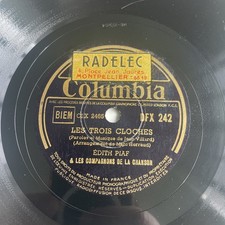 78 RPM 12" EDITH PIAF et LES