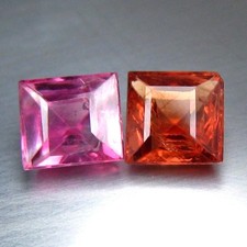 PIERRE PRÉCIEUSE EN VRAC SPINELLE ROUGE ET ROSE 100 % NATURELLE DE BIRMANIE...