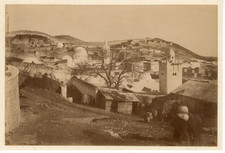 Tunisie, El Kef Vintage albumen print.  Tirage albuminé  15x20  Circa 1880