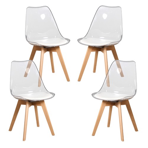 Lot transparent chaises - lot,