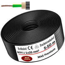 Câble de terre 5-50 m câble d'alimentation forte NYY-J 1x25 mm² câble électrique