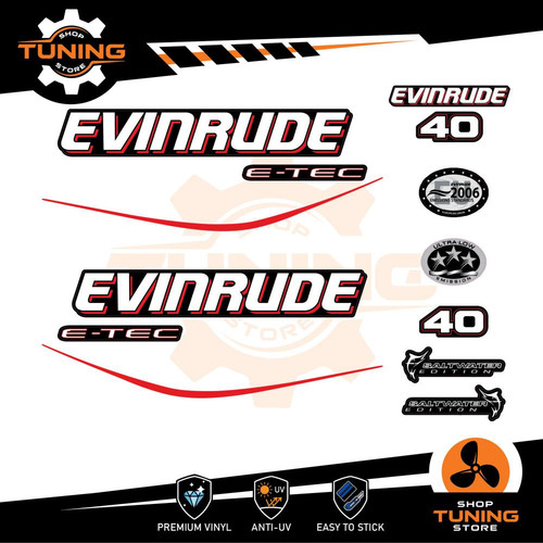 Kit autocollants pour moteur - kit,