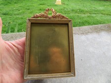 ancien cadre photo en bronze