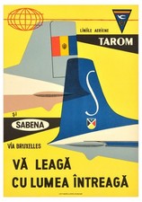 AFFICHE POSTER  Sabena