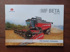 PROSPECTUS BROCHURE MOISSONNEUSE BATTEUSE MASSEY FERGUSON BETA NO TRACTEUR