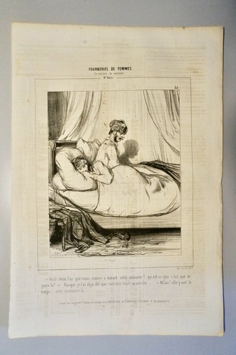Gavarni litho - gavarni, p.(1804-1866)-litho