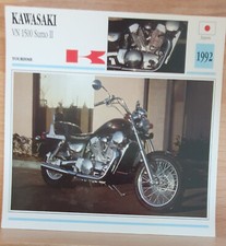 Carte moto KAWASAKI VN 1500 SUMO II collection Atlas motorbike