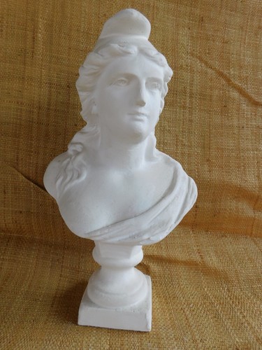 Buste platre marianne - platre,